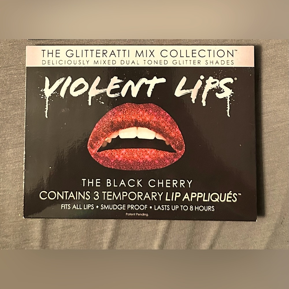 Violent lips lip temporary tattoos